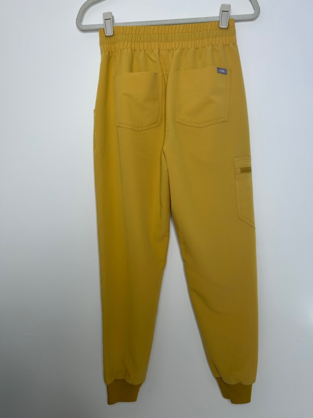 Zamora High-Rise Jogger Scrub Pant Gold Yellow Size XS Petite - Picture 5 of 9